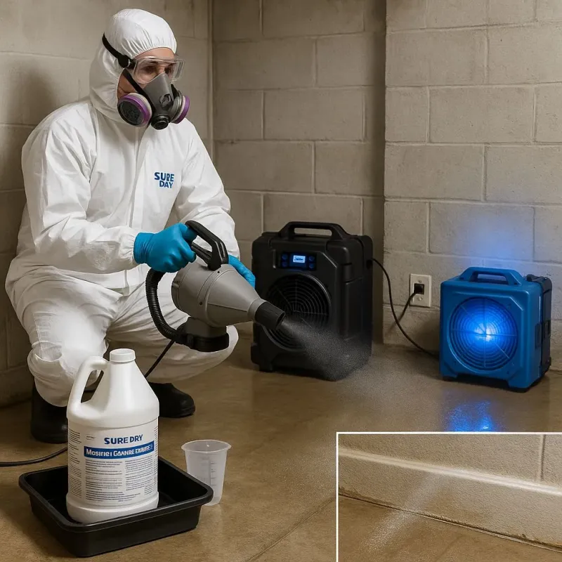 Sanitization and Odor Removal process in Jackson Center, OH