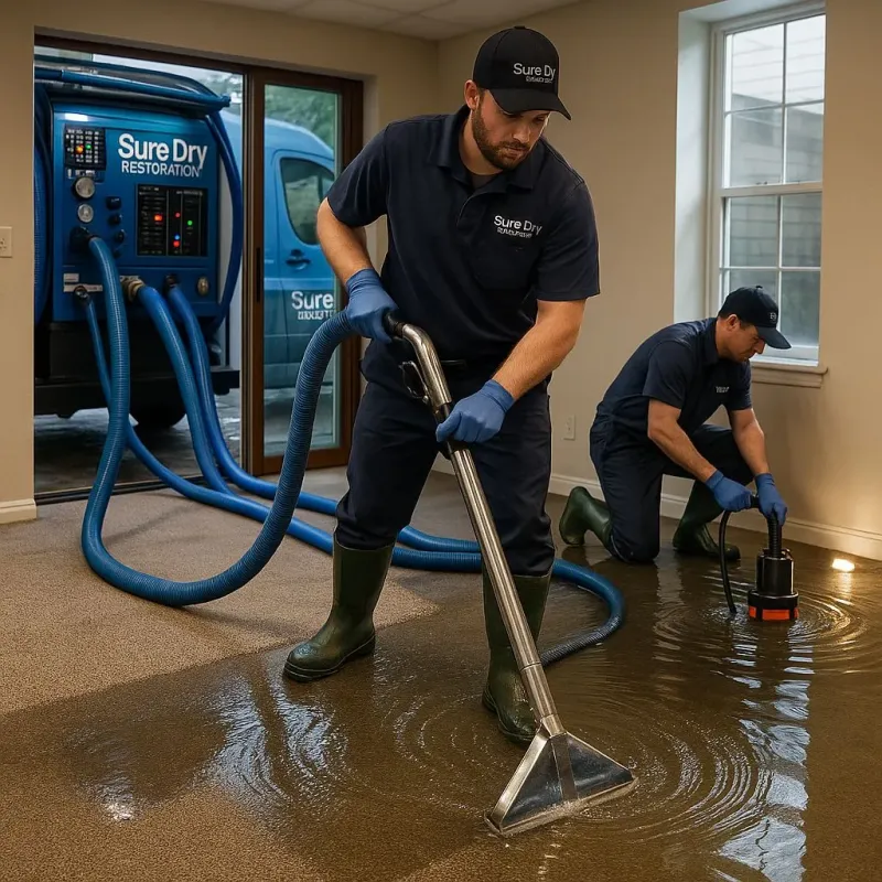 Water Extraction and Removal process in Jackson Center, OH